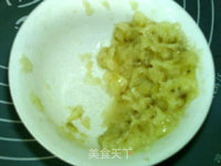 香蕉戚风蛋糕的做法步骤:3