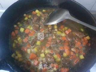 羊肉抓饭的做法步骤:11