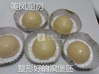 自制汉堡胚的做法步骤:10