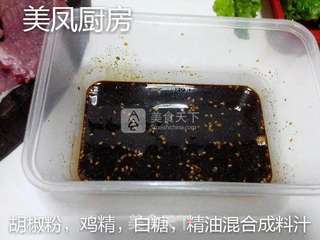 生煎猪扒肉的做法步骤:4