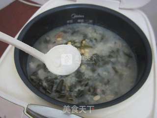 农家菜干瘦肉粥的做法步骤:8