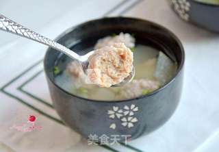 冬瓜肉丸汤的做法步骤:10