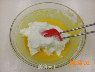 南瓜戚风蛋糕的做法步骤:9