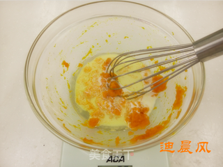 南瓜戚风蛋糕的做法步骤:3
