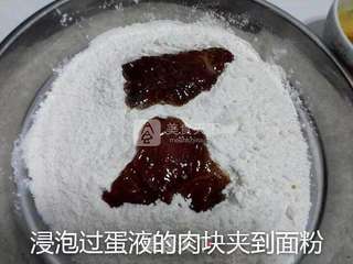 生煎猪扒肉的做法步骤:7