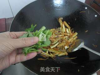 肉丝炒香干的做法步骤：10