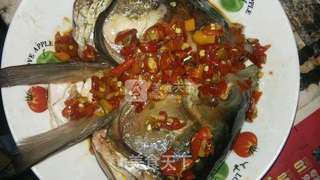 电饭煲蒸鱼头的做法步骤:2