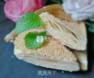 千层酥饼的做法步骤:17