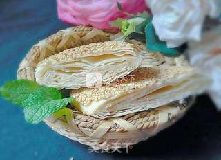 千层酥饼的做法步骤:19