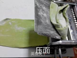 酱香菠菜面条的做法步骤:8