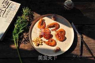 椒盐烤虾的做法步骤:7