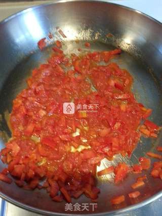 红蔬炒饭的做法步骤:4