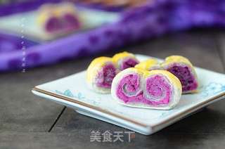 紫薯如意酥的做法步骤:11