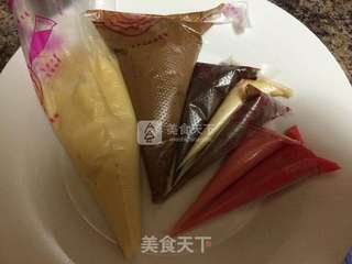 卡通蒸蛋糕的做法步骤:6