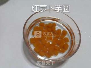 红萝卜汁和菠菜汁芋圆的做法步骤:13