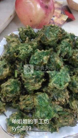 韭菜丸子的做法步骤:4