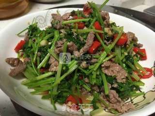小炒牛肉的做法步骤:5