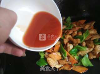 茄汁鸡片的做法步骤:9