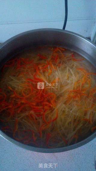 拌辣椒土豆丝的做法步骤:9