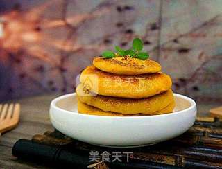 红薯豆沙饼的做法步骤:9