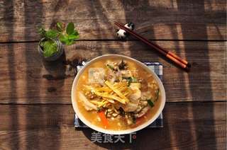 豆腐炒年糕的做法步骤:15