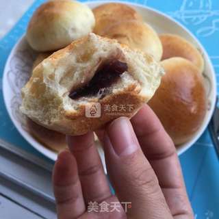 红豆沙小餐包的做法步骤:13