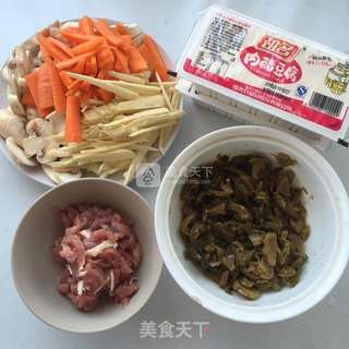 豆腐炒年糕的做法步骤:2