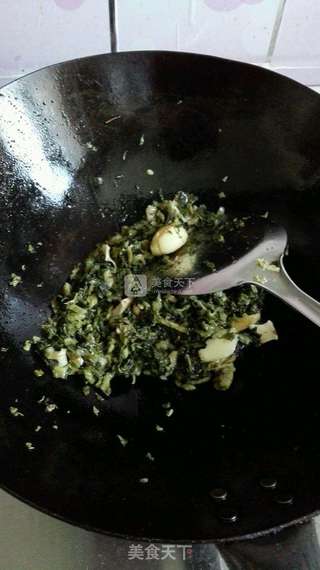 咸菜烧花鲢的做法步骤:6