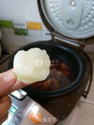 莲藕红豆汤的做法步骤:5
