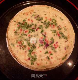 杂菜蛋饼的做法步骤:12