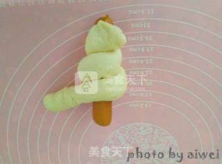 香肠面包的做法步骤:11