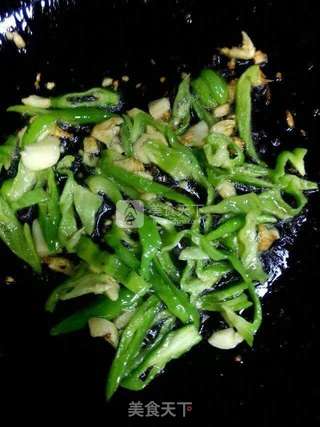 青椒土豆丝的做法步骤:6