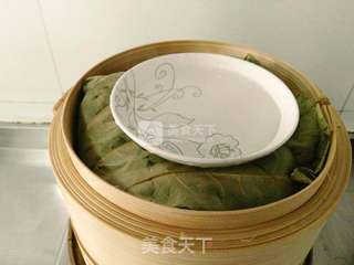 荷叶糯米排骨的做法步骤:11