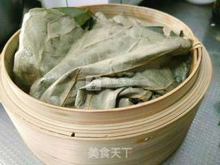 荷叶糯米排骨的做法步骤:10