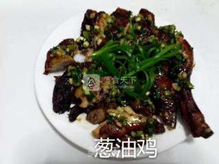 微波炉烤葱油鸡的做法步骤:29