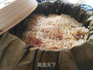 荷叶糯米排骨的做法步骤:13