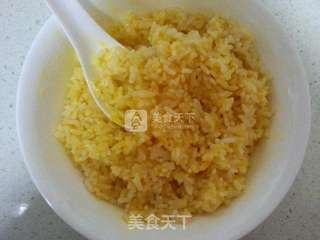 鸭蛋炒饭的做法步骤:4
