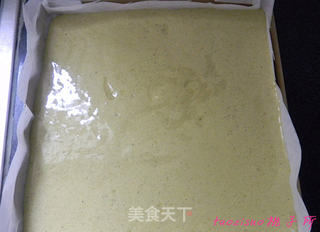 抹茶蜜豆蛋糕卷的做法步骤:6