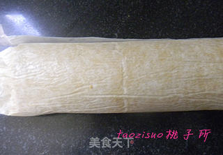 抹茶蜜豆蛋糕卷的做法步骤:10