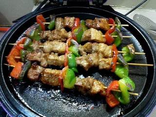 电饼档烤串的做法步骤:17
