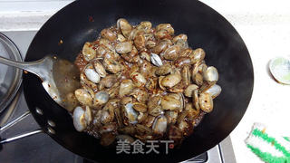 生炒花甲的做法步骤:5