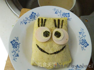 蛋包饭的做法步骤:15