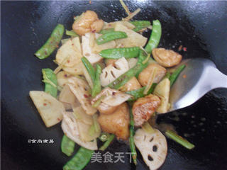麻辣素干锅的做法步骤:7