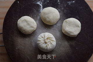 鲜肉白菜包子的做法步骤:9
