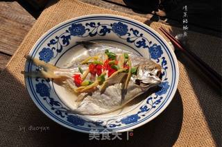 清蒸鲳鳊鱼的做法步骤:5