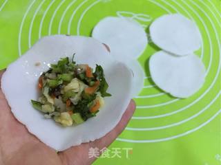 一品素水晶蒸饺的做法步骤:13