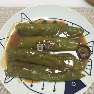 煎尖椒的做法步骤:5