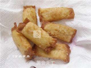 云吞皮变身香蕉派的做法步骤:6