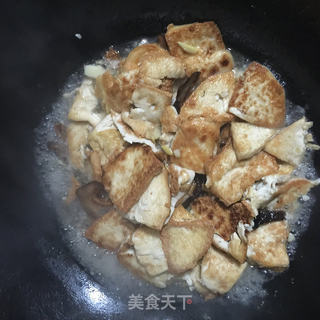 香菇豆腐的做法步骤:7