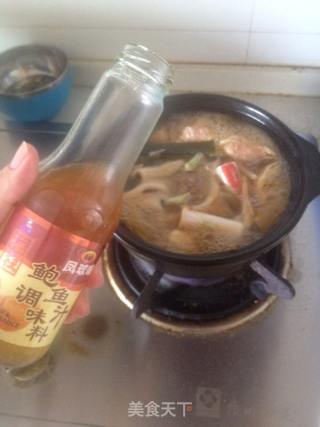 鲍汁暖身砂锅的做法步骤:5